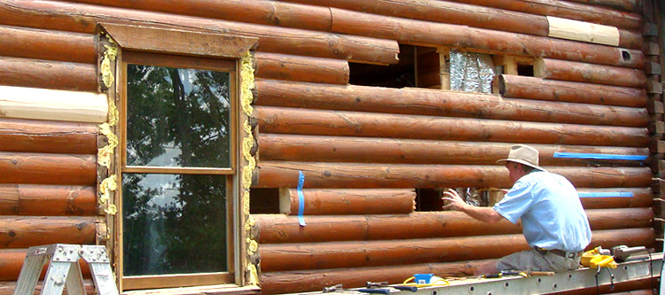 Log Home Repair Walker County, Alabama