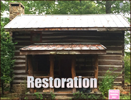 Historic Log Cabin Restoration  Walker County, Alabama